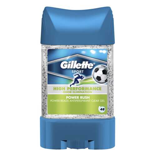 Дезодорант гелевый Gillette Power Beads Power Rush, 75мл в МейТан