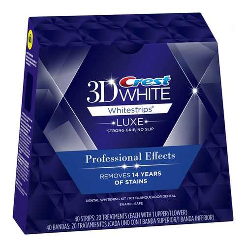 Пластина для отбеливания зубов Crest 3D Professional Effects 40 шт в МейТан