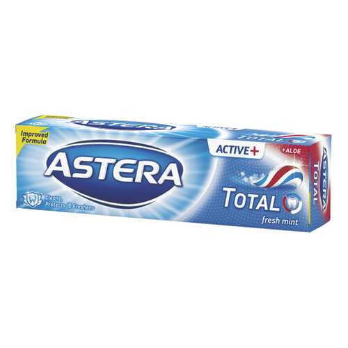 Зубная паста Astera Active+ Total 100 мл в МейТан