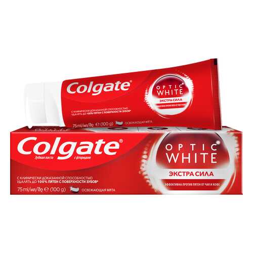 Зубная паста Colgate Optic White Extra Power 75 мл в МейТан