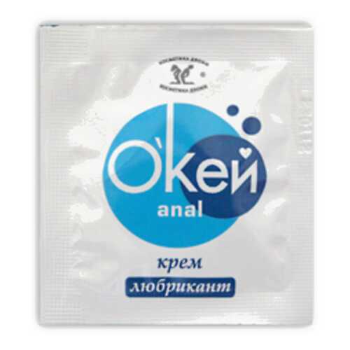Гель-смазка Биоритм Окей anal в одноразовой упаковке 4 г в МейТан