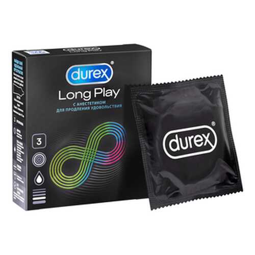 Презервативы Durex Long Play 3 шт. в МейТан
