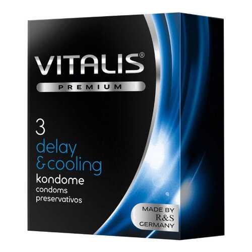 Презервативы Vitalis premium delay cooling 3 шт. в МейТан