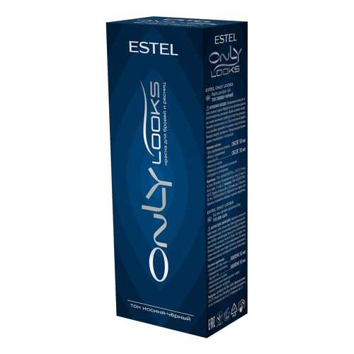 Краска для бровей Estel Professional Only looks Иссиня-черный в МейТан
