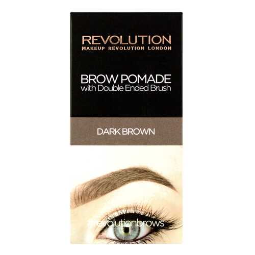 Помада для бровей Makeup Revolution Brow Pomade - Dark Brown 2,5 г в МейТан