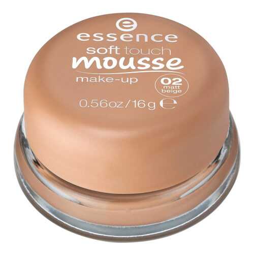 Тональный крем essence Soft Touch Mousse Make-up 02 Matt Beige 16 г в МейТан