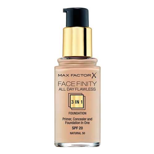 Тональный крем Max Factor Facefinity All Day Flawless 50 Natural в МейТан