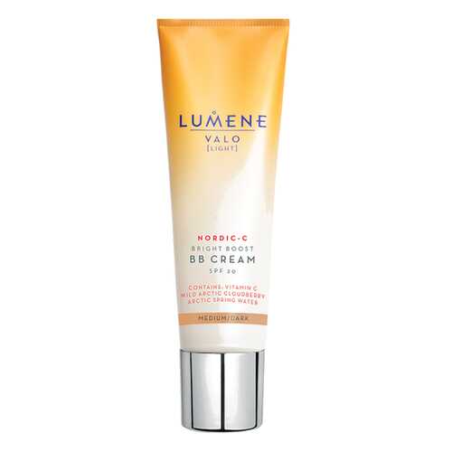 ВВ средство Lumene Valo Bright Boost BB Cream SPF 20 Medium/Dark 30 мл в МейТан