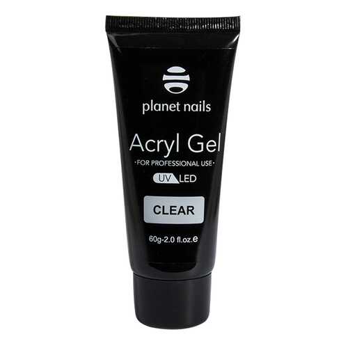 Гель Acryl Gel прозрачный, 60гр Planet Nails 139-11500 в МейТан