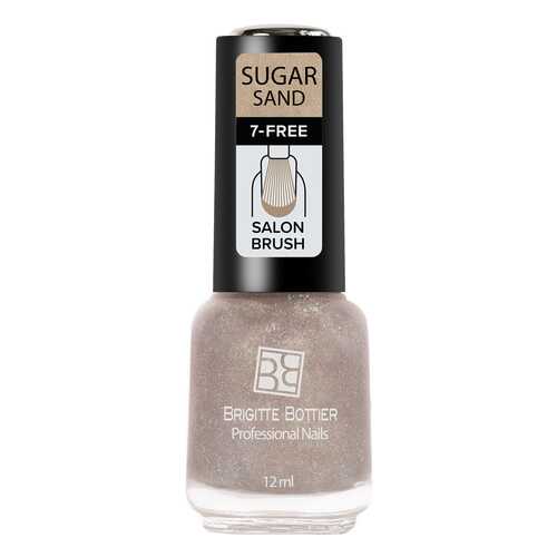 Лак Brigitte Bottier Sugar Sand тон 302 искрящийся иней, 12 мл в МейТан