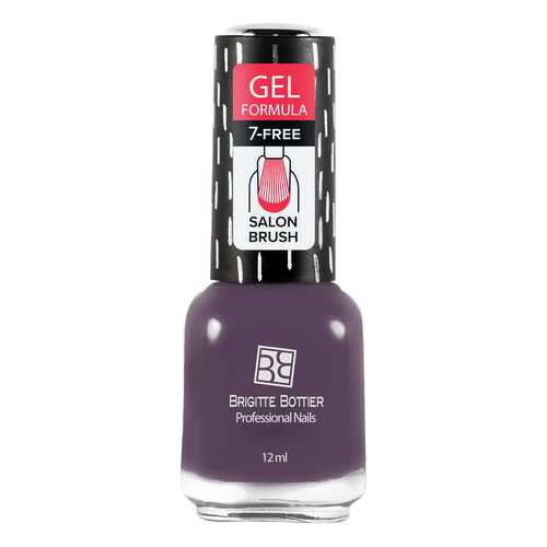 Лак с гелевым эффектом Brigitte Bottier Gel Formula тон 17 черника со сливками, 12 мл в МейТан