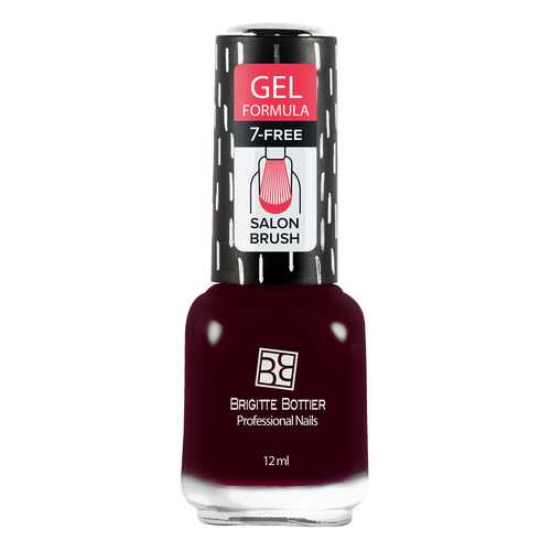 Лак с гелевым эффектом Brigitte Bottier Gel Formula тон 22 спелая вишня, 12 мл в МейТан