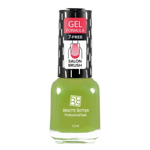 Лак с гелевым эффектом Brigitte Bottier Gel Formula тон 62 сочный зеленый, 12 мл в МейТан