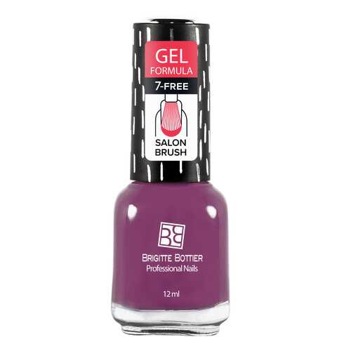 Лак с гелевым эффектом Brigitte Bottier Gel Formula тон 75 лилово-розовый, 12 мл в МейТан