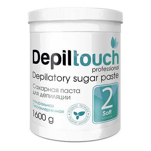Сахарная паста для депиляции Depiltouch Depilatory Sugar Paste Soft №2 мягкая, 1600 гр в МейТан