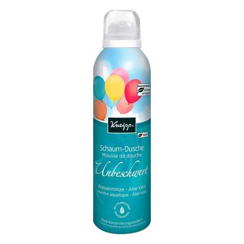 Ароматный мусс для душа Kneipp Воздушная легкость с Мятой водной и Алоэ вера в МейТан