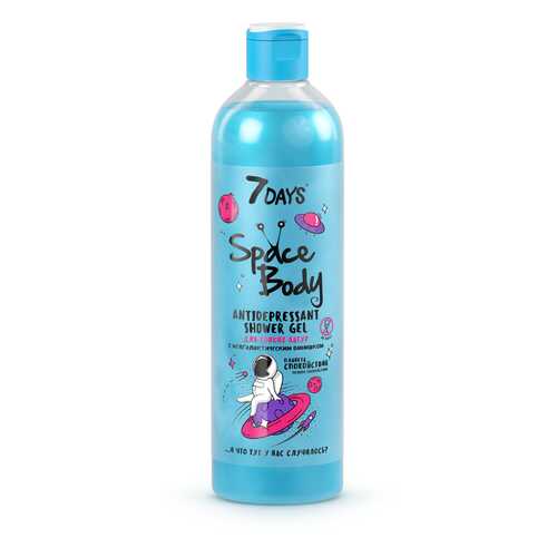 Гель для душа 7DAYS SPACE BODY ANTIDEPRESSANT SHOWER GEL 400 мл в МейТан