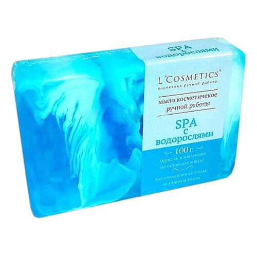 Косметическое мыло L`Cosmetics SPA с морскими водорослями 100 г в МейТан