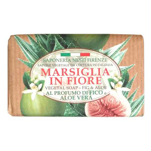 Косметическое мыло Nesti Dante Fig and Aloe Soap 125 г в МейТан