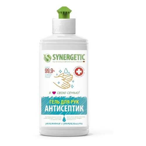 Средство для рук антибактериальное SYNERGETIC увлажнение и ультразащита 250мл в МейТан