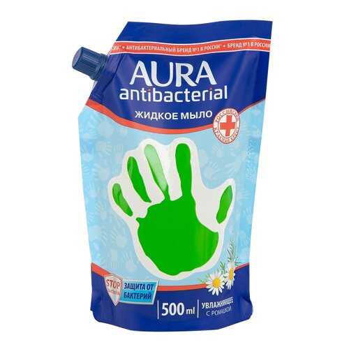 Жидкое мыло Aura Antibacterial 500 мл в МейТан
