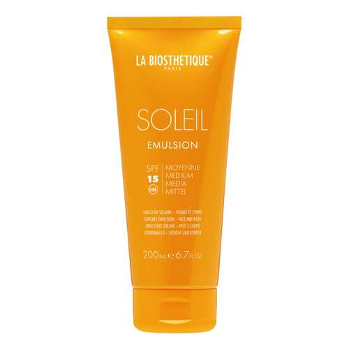 Солнцезащитное молочко La Biosthetique Emulsion SPF 15 Corps 200 мл в МейТан