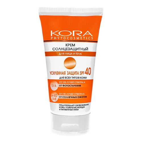 Солнцезащитное средство KORA Усиленная защита SPF 40 150 мл в МейТан