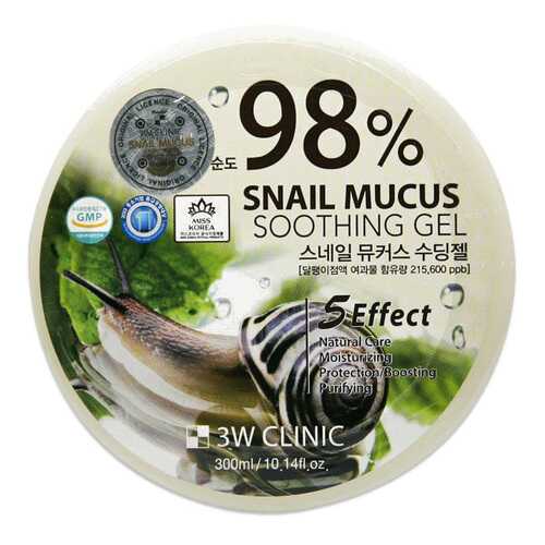Крем для тела 3W Clinic Snail Soothing Gel 300 мл в МейТан