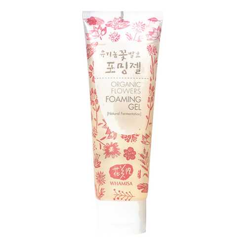 Гель для умывания Whamisa Organic Flowers Foaming Gel 133 мл в МейТан