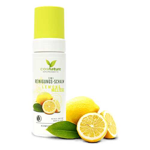 Пенка для лица Cosnature очищающая 3 в 1 Лимон и Мелисса, 150 мл в МейТан