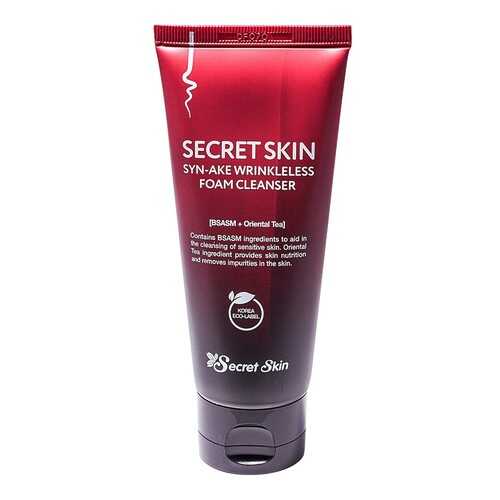 Пенка для умывания антивозрастная SECRETSKIN SYN-AKE WRINKLELESS FOAM CLEANSER 100мл в МейТан