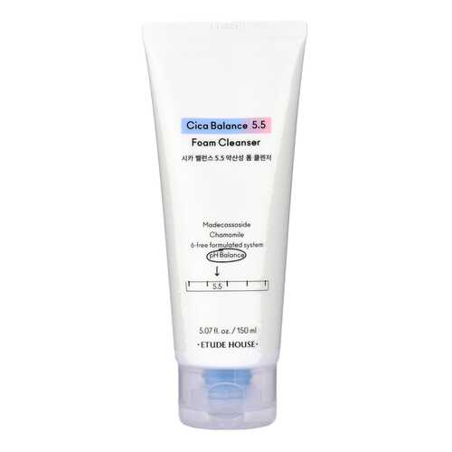 Пенка для умывания Etude House Cica Balance 5.5 Foam Cleanser 150 мл в МейТан