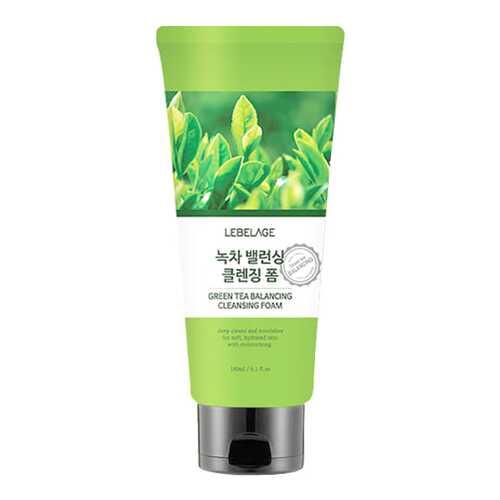 Пенка для умывания Lebelage Green Tea Balancing Cleansing Foam180 мл в МейТан