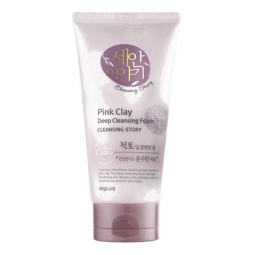 Пенка для умывания Welcos Cleansing Story Deep Cleansing Foam (Pink Clay), 150 мл в МейТан