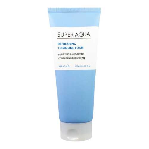 Средство для умывания MISSHA Super Aqua Refreshing Cleansing Foam 200 мл в МейТан