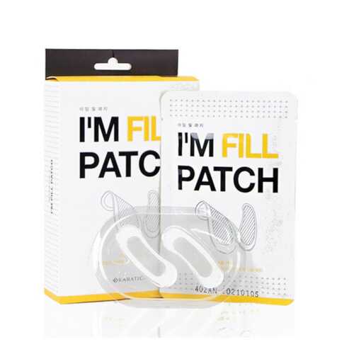 KARATICA Im Fill Patch Патчи с микроиглами с гиалуроновой кислотой и пептидами, 4 пары в МейТан