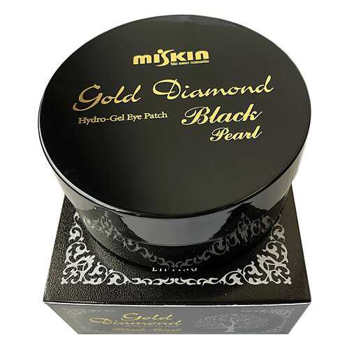 Патчи для глаз Miskin Gold Diamond Hydro Gel Patch Black 60 шт в МейТан