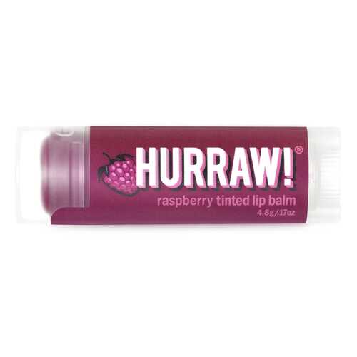 Оттеночный бальзам для губ Малина, Hurraw! Raspberry Tinted Lip Balm 4,8 г в МейТан