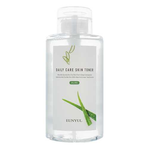 Eunyul Тонер Daily Care Aloe Skin Toner Успокаивающий с Экстрактом Алоэ, 500 мл в МейТан