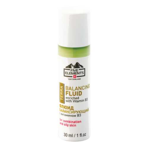 Флюид для лица Five Elements terra Balancing Fluid enriched with Vitamin B3 в МейТан