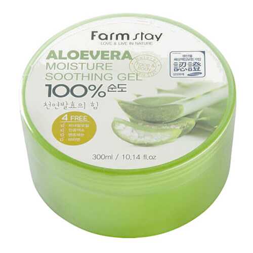 Гель для лица FarmStay Soothing Gel Aloe Vera 300 мл в МейТан