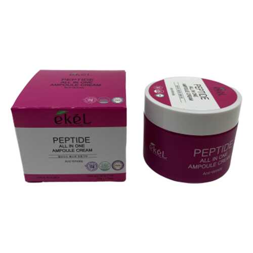 Крем для лица с пептидами Ekel Peptide All In One Ampoule Cream 50 мл в МейТан