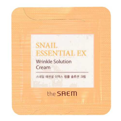 Крем для лица The Saem Snail Essential Ex Wrinkle Solution Cream 1 мл в МейТан