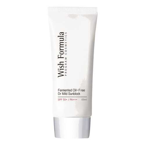 Крем для лица Wish Formula Fermented Oil Free Dr Mild Sun Block SPF50+/PA+++ 65 мл в МейТан