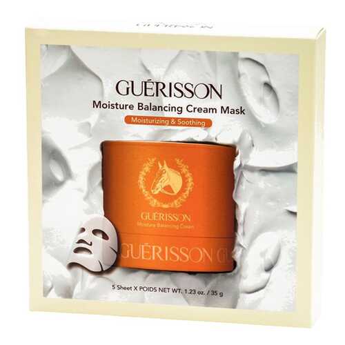 Маска для лица Guerisson Moisture Balancing Cream mask увлажняющая и балансирующая 5 шт в МейТан