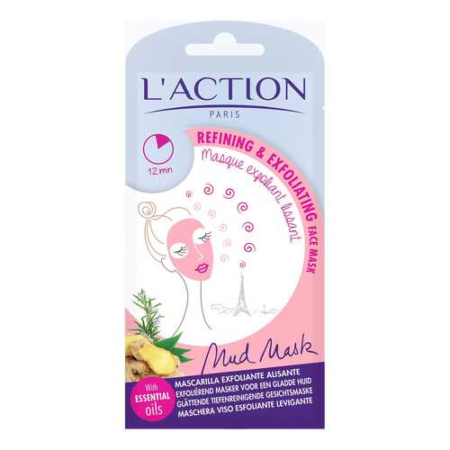 Маска для лица LAction Refining & Exfoliating Face Mask 15 г в МейТан