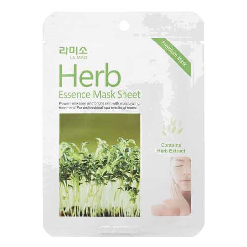 Маска для лица LA MISO Herb essence Mask Sheet 21 г в МейТан