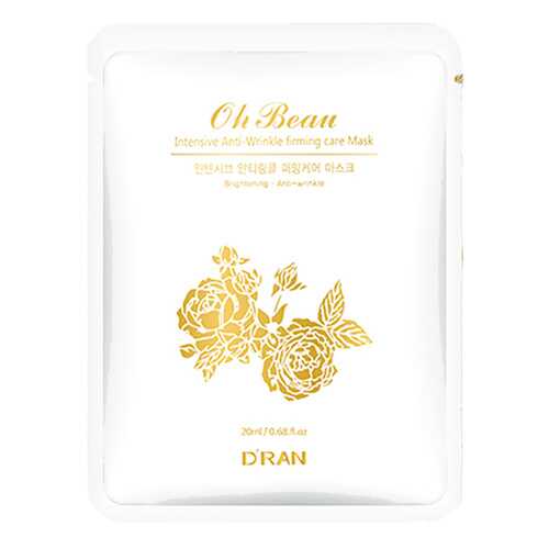 Маска-Уход DRAN New Ohbeau Intensive Anti-Wrinkle Firming Care Mask против морщин, 1 шт в МейТан