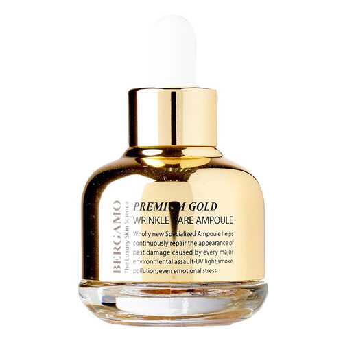 Сыворотка для лица Bergamo Premium Gold Wrinkle Care Ampoule 30 мл в МейТан