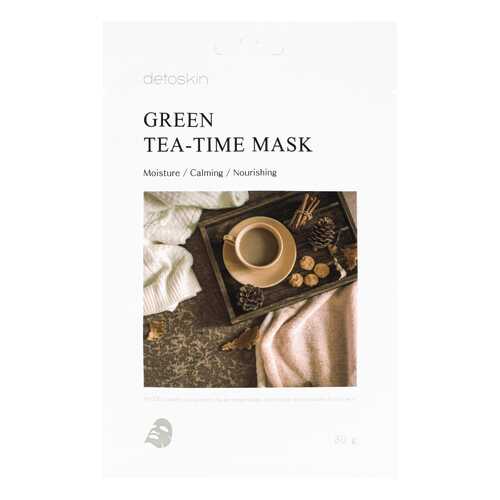 Успокаивающая маска для лица DETOSKIN с экстрактом зеленого чая в МейТан